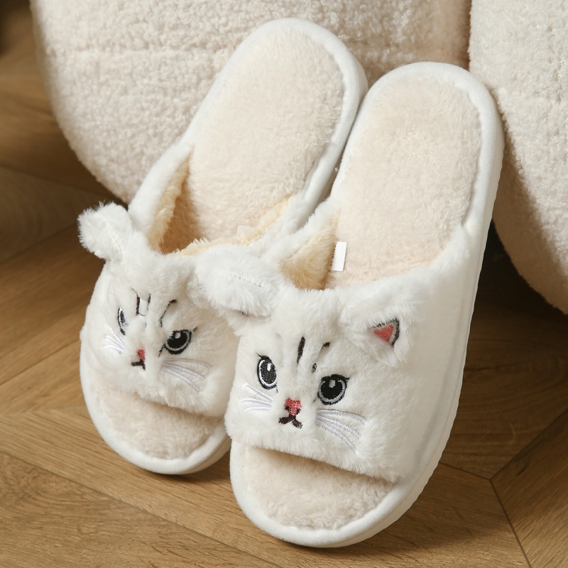 Soft Plush Doll - Cute Cat Plush Flip Flops For