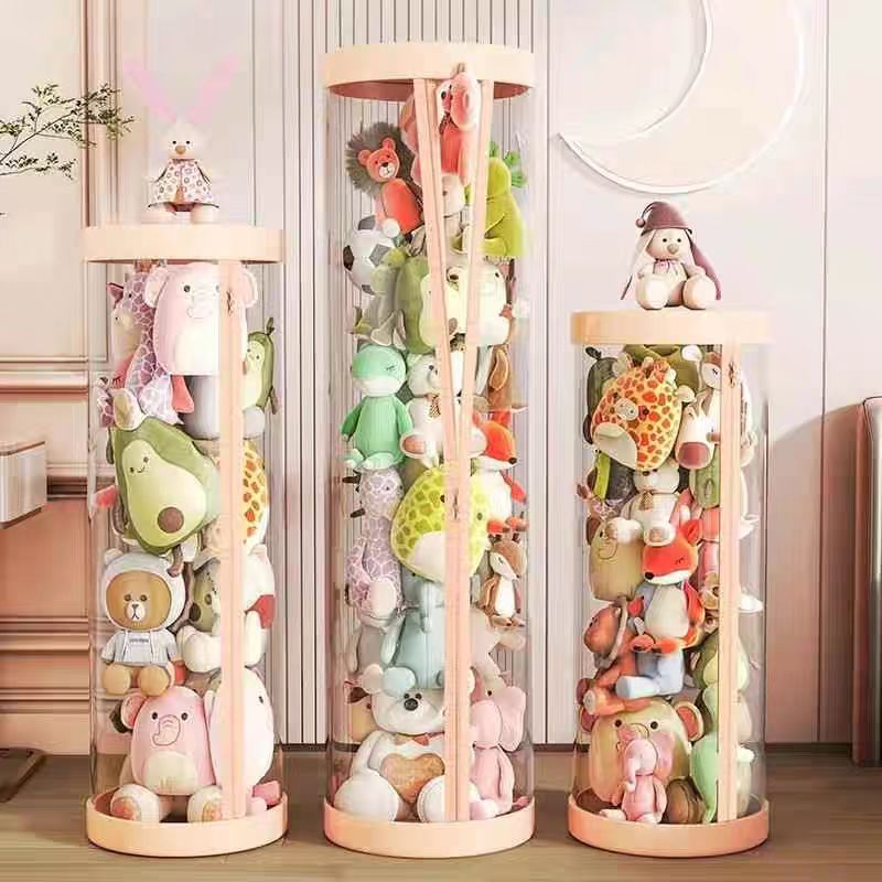 Stuffed Toy Storage Barrel wit - огляд і ціна Soft Plush Doll