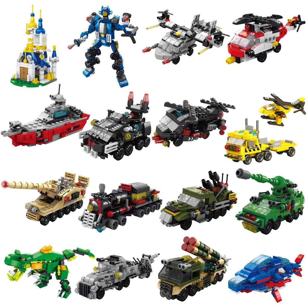 6 IN 1 City Engineering Car Po - огляд і ціна Kids Toys Helicopter