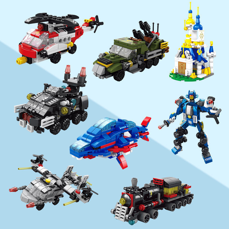 6 IN 1 City Engineering Car Po - огляд і ціна Kids Toys Helicopter