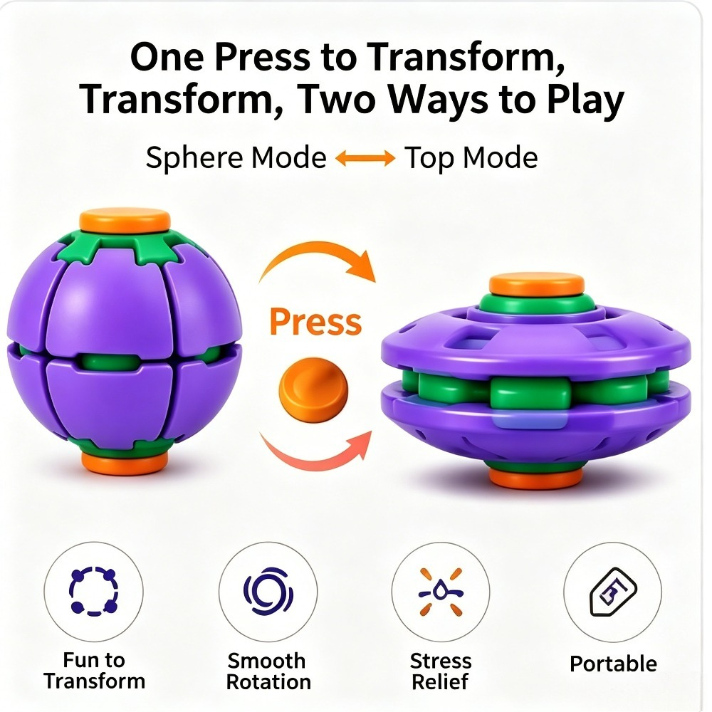 Transforming Fidget Spinner Ba - огляд і ціна Kids' Toys