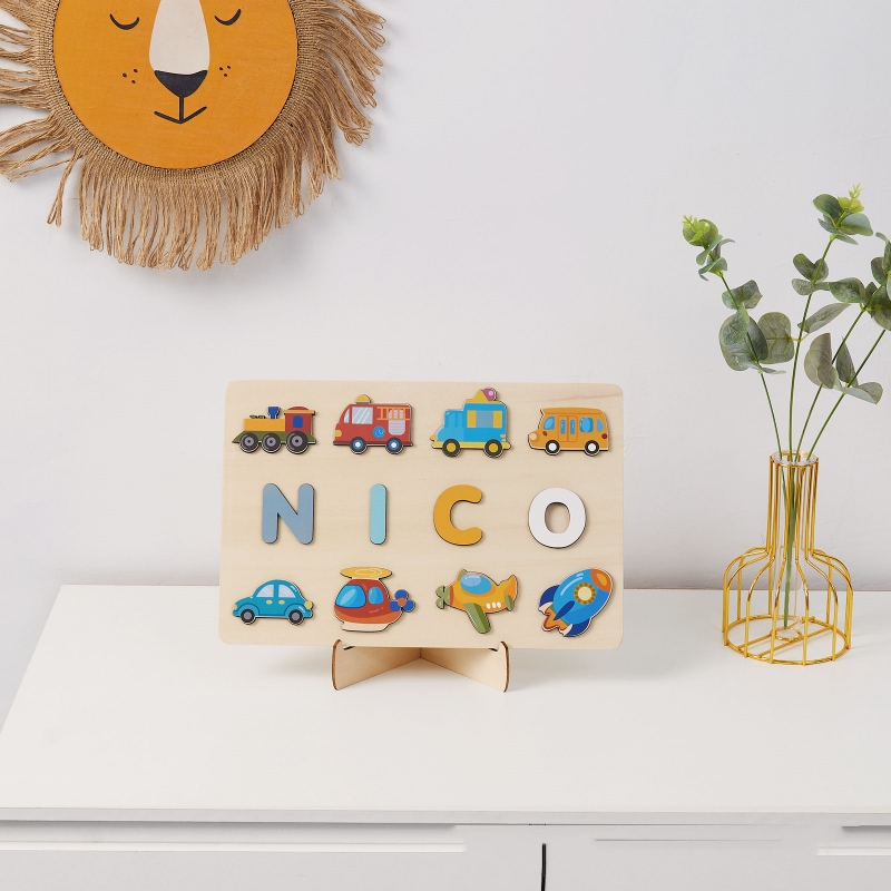 Montessori Personalised Wooden - огляд і ціна Kids Toys Names