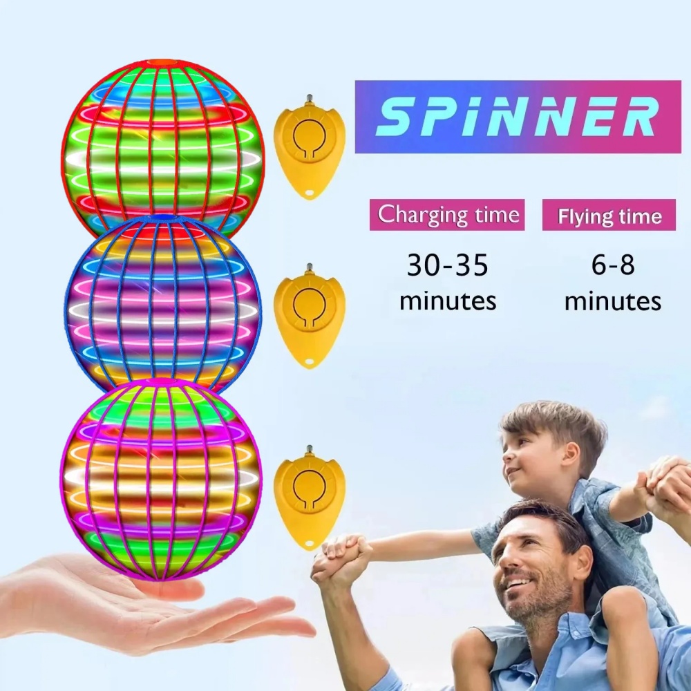 Flying Orb Boomerang Ball LED  - огляд і ціна Kids Toys Helicopter