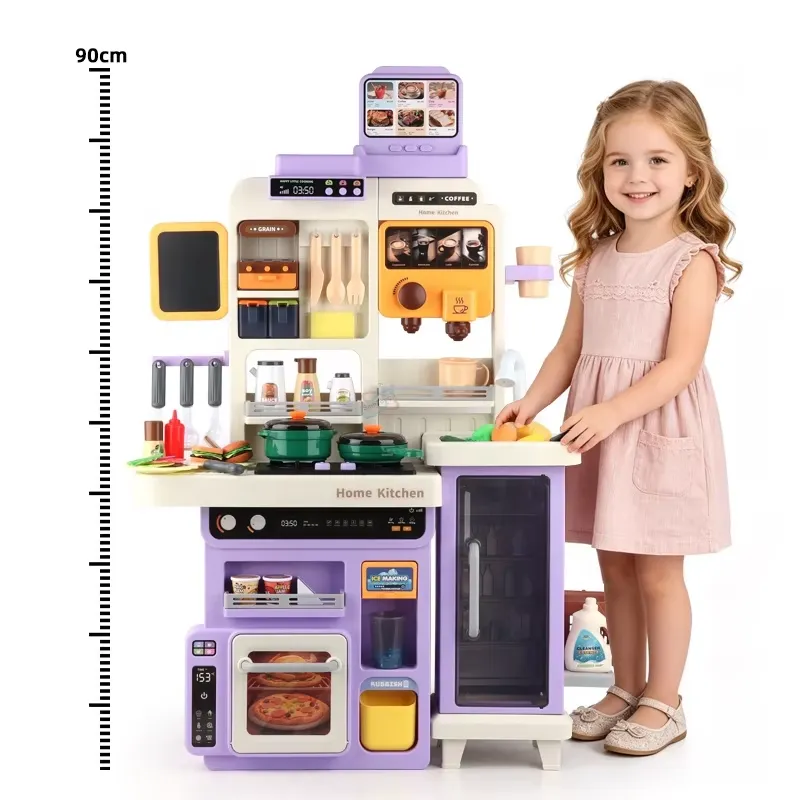 90cm Large Pretend Play Kitche - огляд і ціна Kids Toys Kitchen