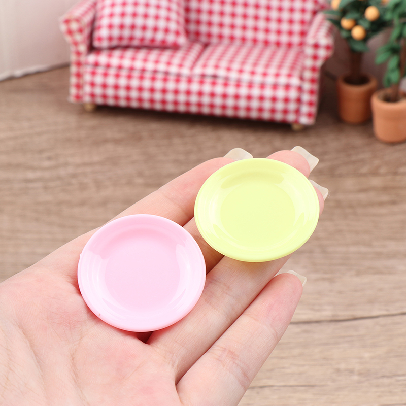 5Pcs Dollhouse Mini Food Plate - огляд і ціна Kids Toys Kitchen