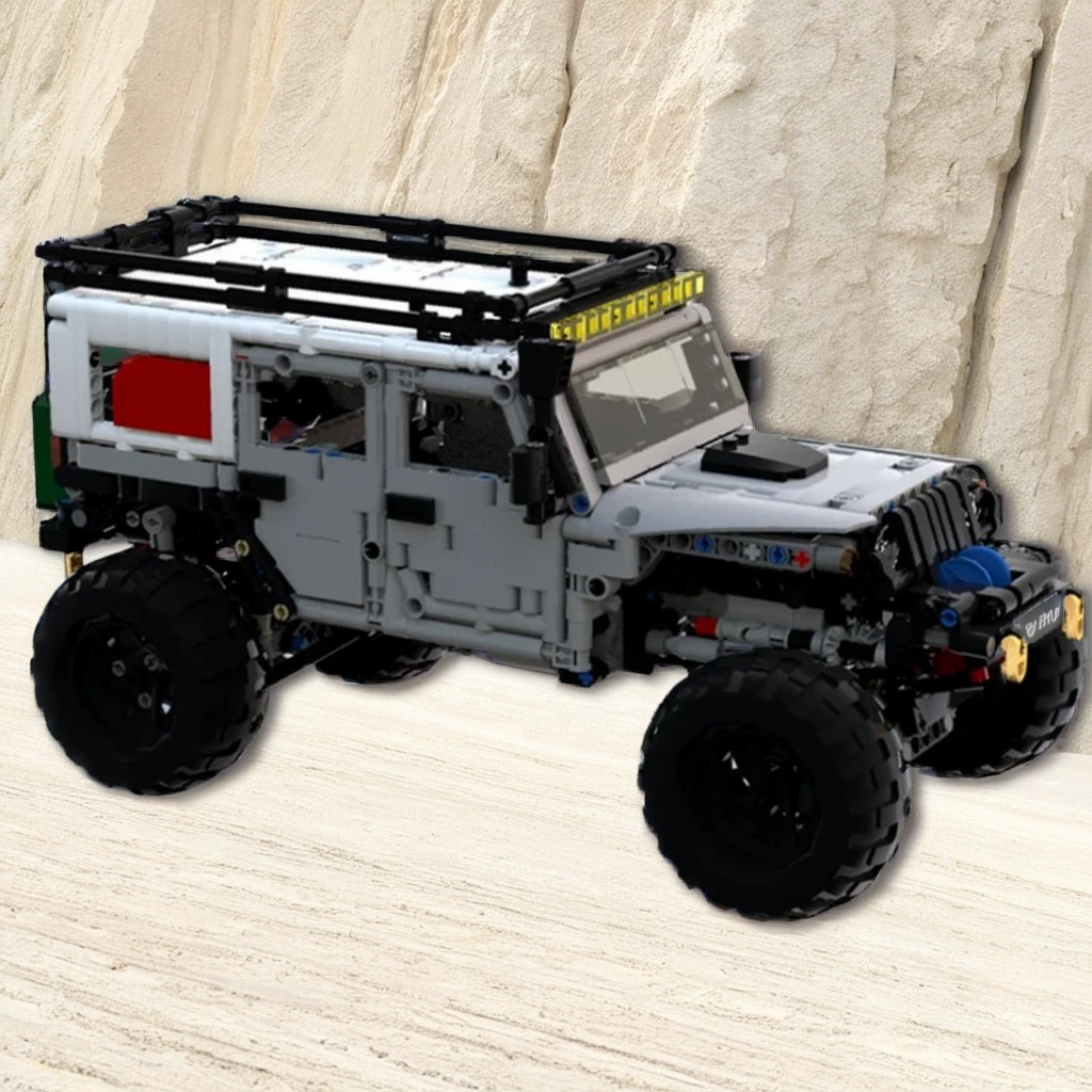 1260pcs MOC LXF Jeeped Wrangle - огляд і ціна Kids Toys Jeep