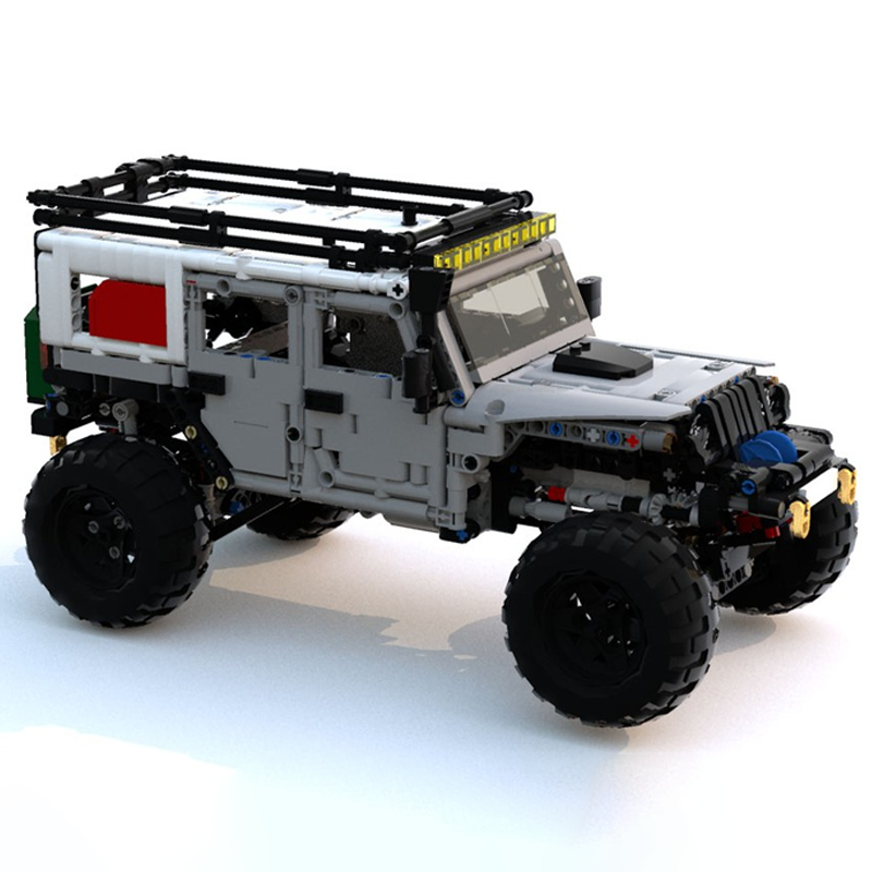 1260pcs MOC LXF Jeeped Wrangle - огляд і ціна Kids Toys Jeep