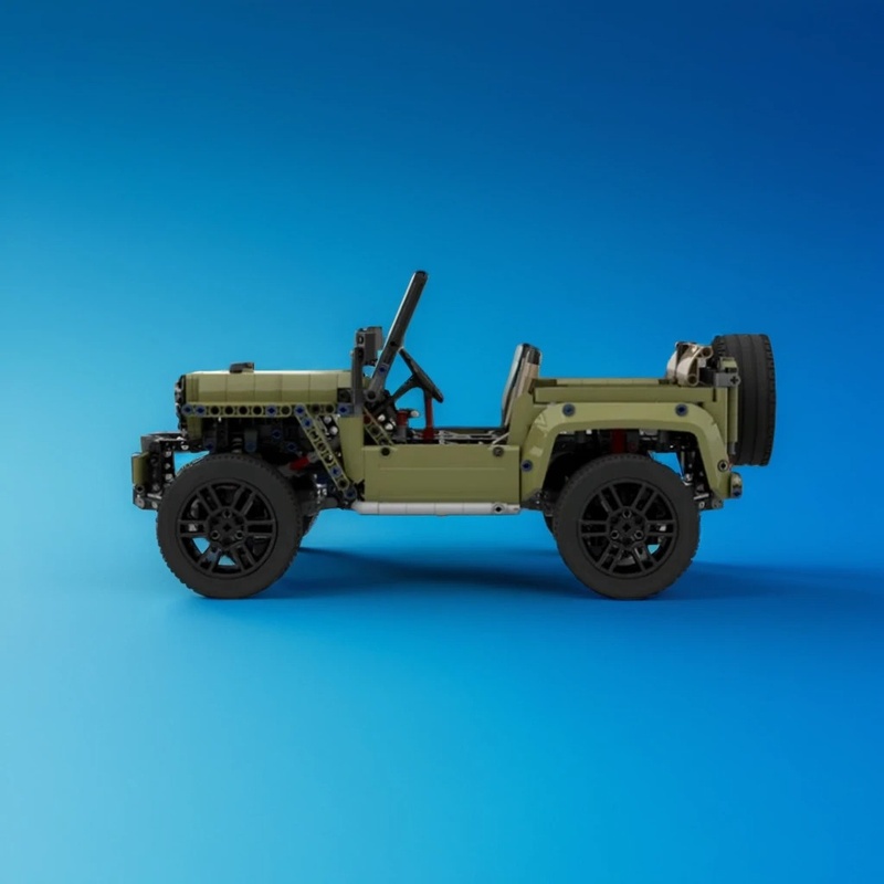 1603pcs MOC C Model Willys Jee - огляд і ціна Kids Toys Jeep