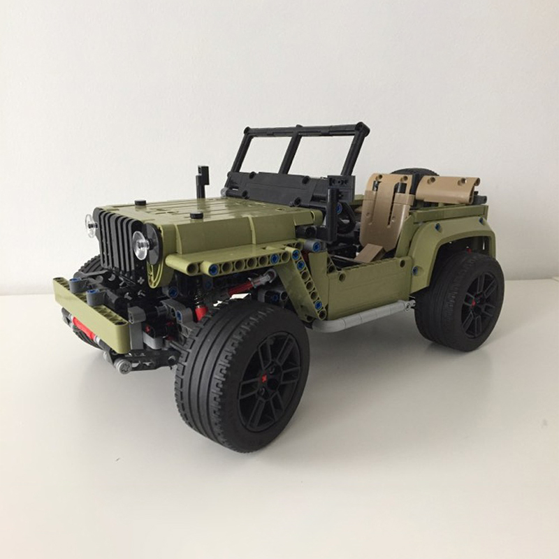 1603pcs MOC C Model Willys Jee - огляд і ціна Kids Toys Jeep