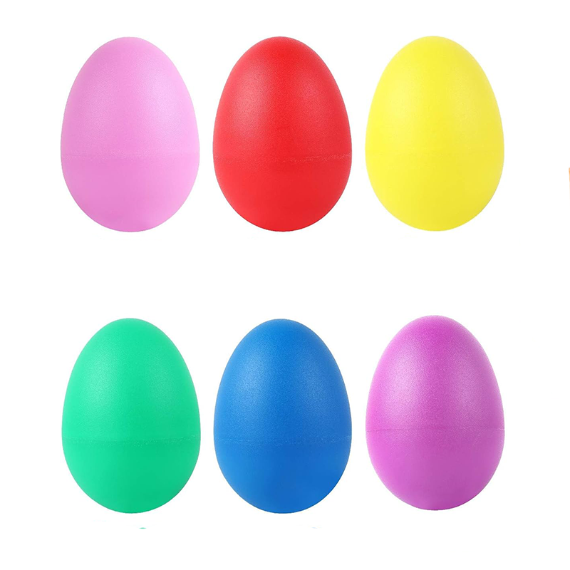 2Pcs Plastic Egg Shakers Percu - огляд і ціна Kids Toys Easter