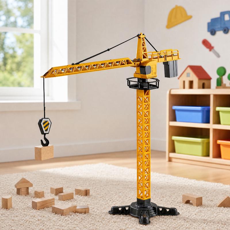 Tower Crane Toy Simulated Cons - огляд і ціна Kids Toys Play