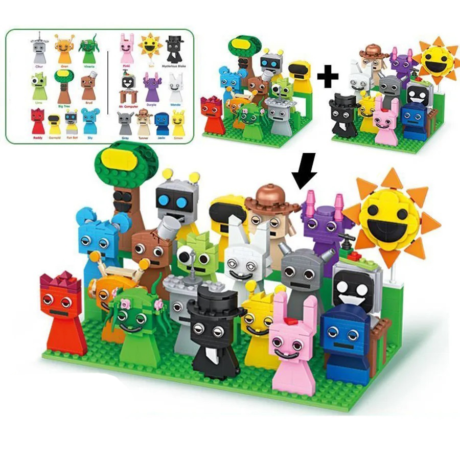 9pcs MOC Figures Building Bloc - огляд і ціна Kids Toys Easter