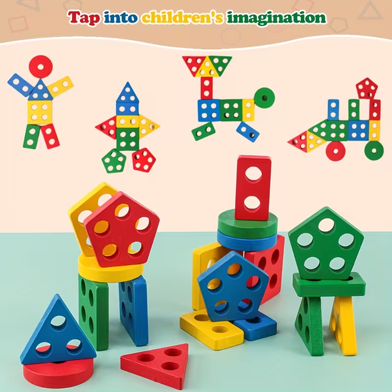 Montessori Wooden Games Baby T - огляд і ціна Kids Toys 2 Year Old