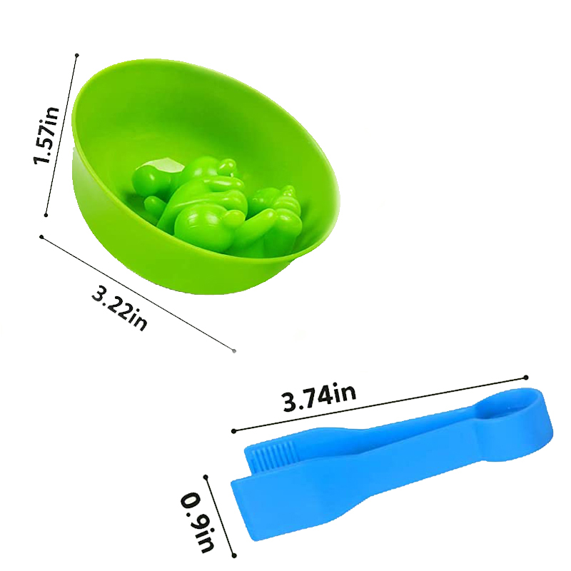 6 Plastic Bowls with 2 Tweezer - огляд і ціна Kids Toys 2 Year Old