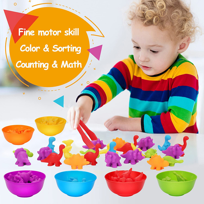 6 Plastic Bowls with 2 Tweezer - огляд і ціна Kids Toys 2 Year Old