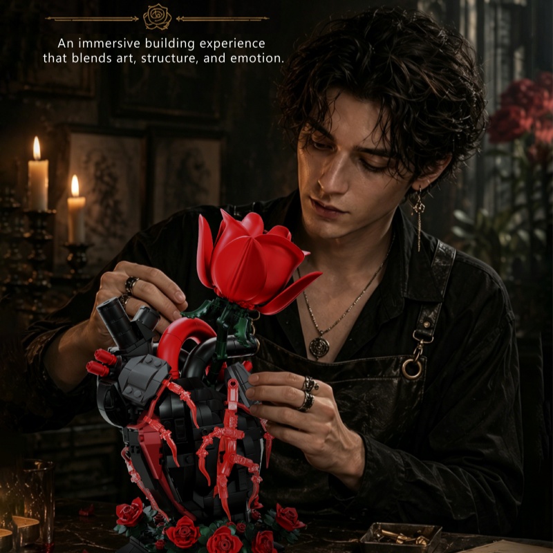 MOC Donate A Heart Flower Buil - огляд і ціна Kids Toys Donation
