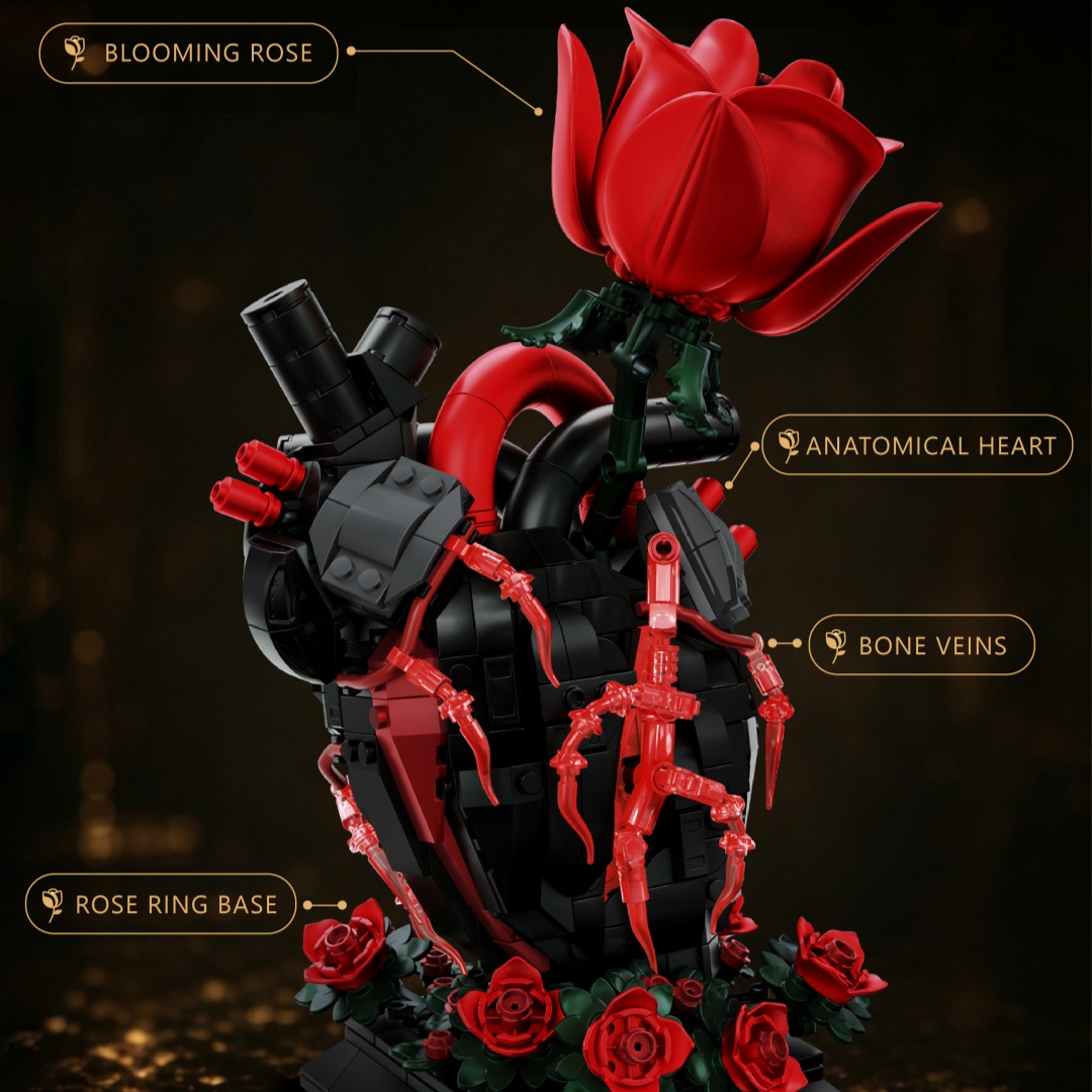 MOC Donate A Heart Flower Buil - огляд і ціна Kids Toys Donation