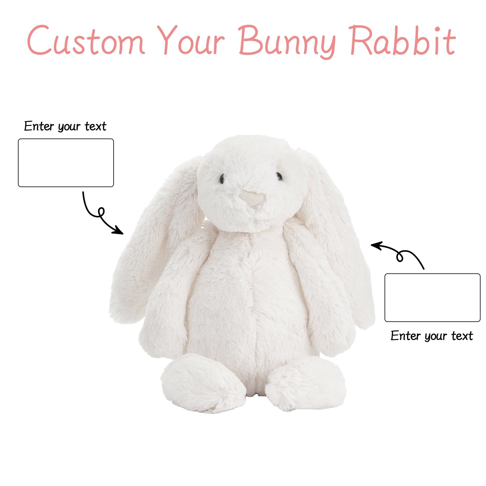 Embroidered Plush Bunny toys P - огляд і ціна Kids Toys Names