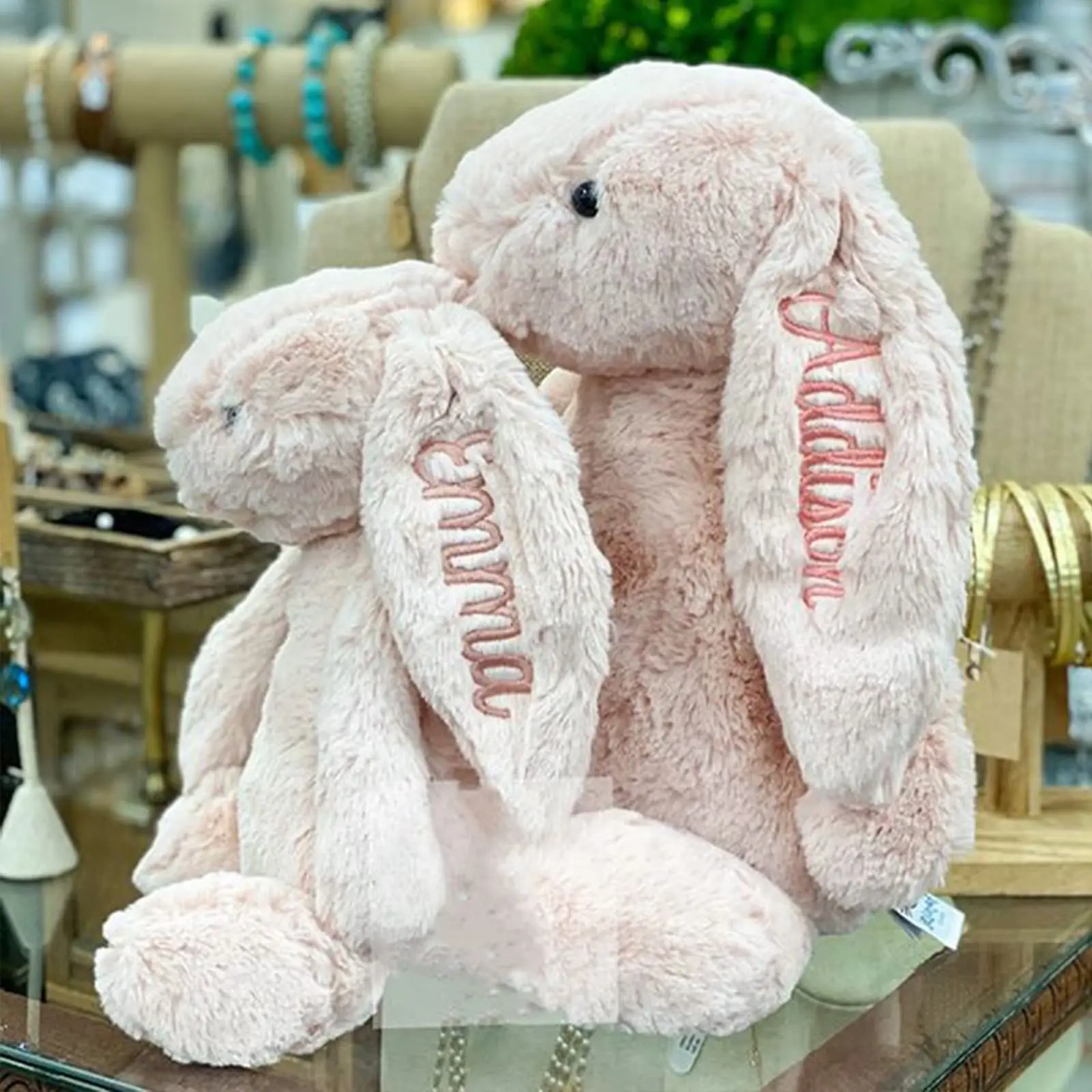 Embroidered Plush Bunny toys P - огляд і ціна Kids Toys Names