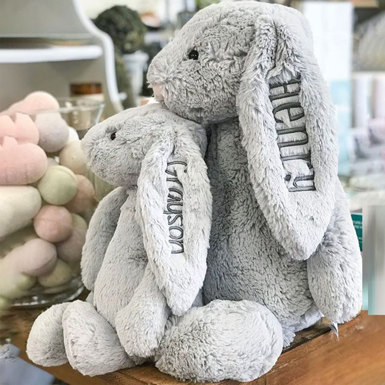 Embroidered Plush Bunny toys P - огляд і ціна Kids Toys Names
