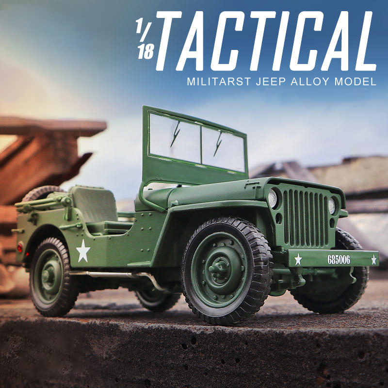1:18 Tactical Military Model O - огляд і ціна Kids Toys Jeep