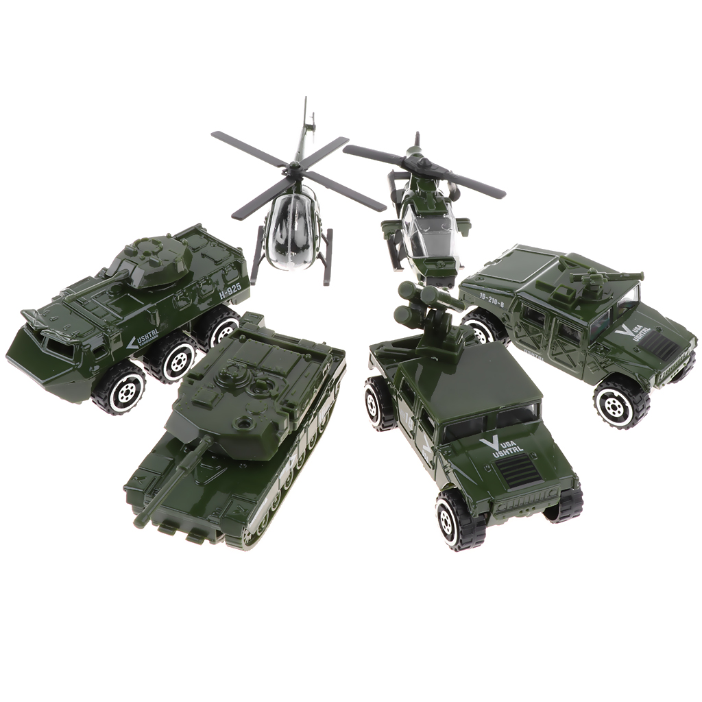 6 in 1 Assorted 1/87  Vehicles - огляд і ціна Kids Toys Jeep