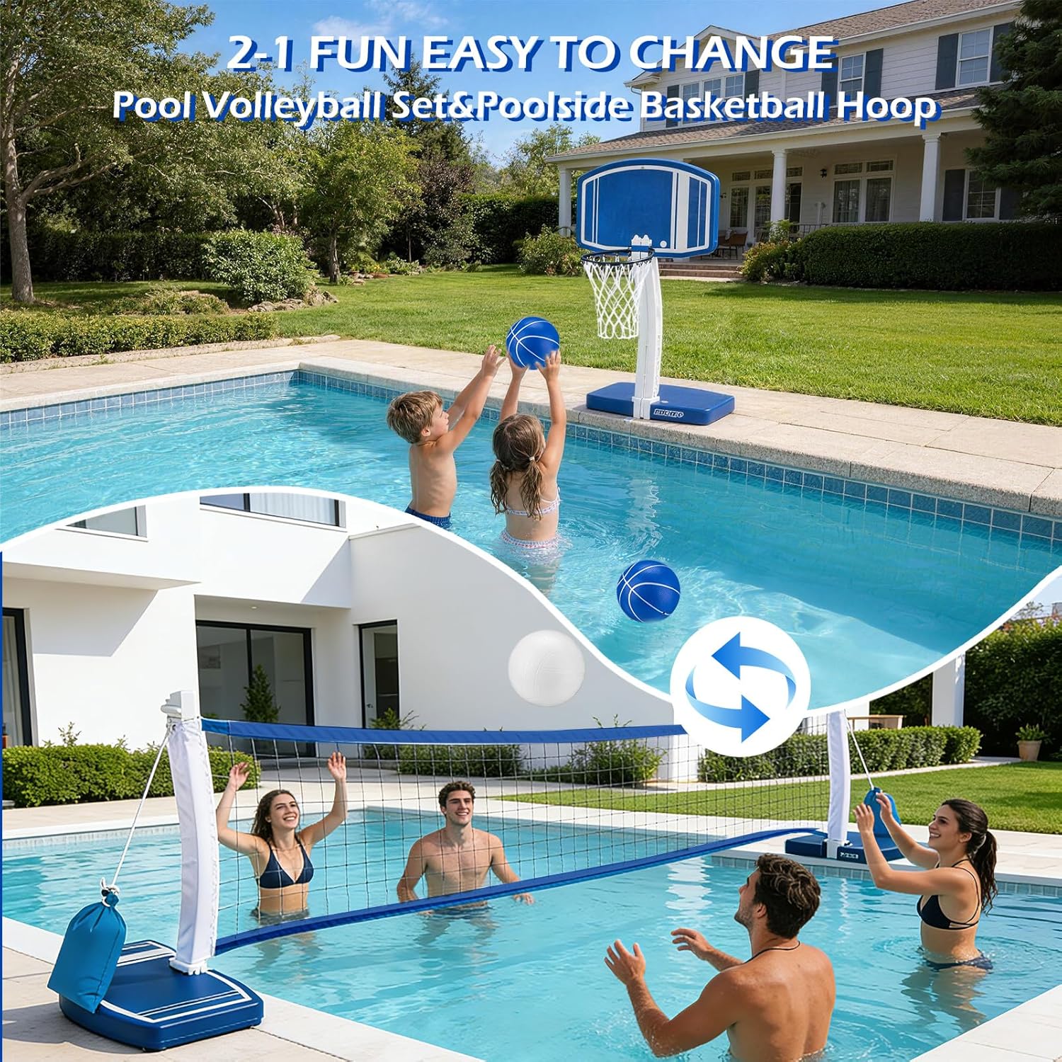 Above Ground Pool Basketball H - огляд і ціна Kids' Toys
