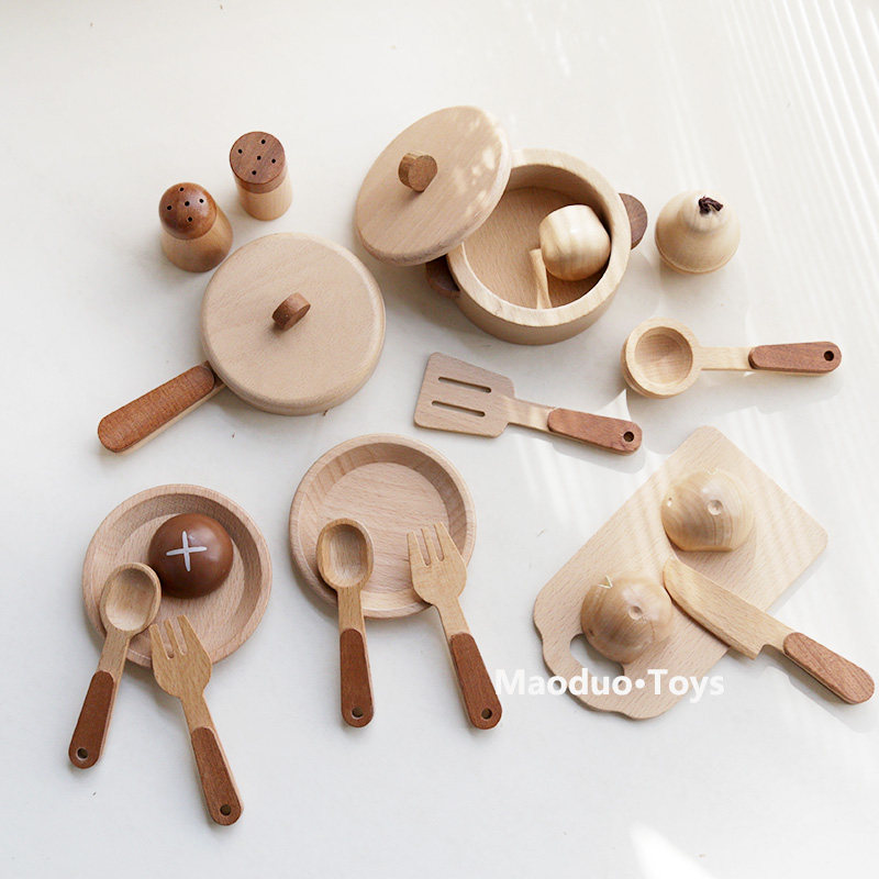 Maoduo Toys Beech Wooden Kids  - огляд і ціна Kids Toys Kitchen