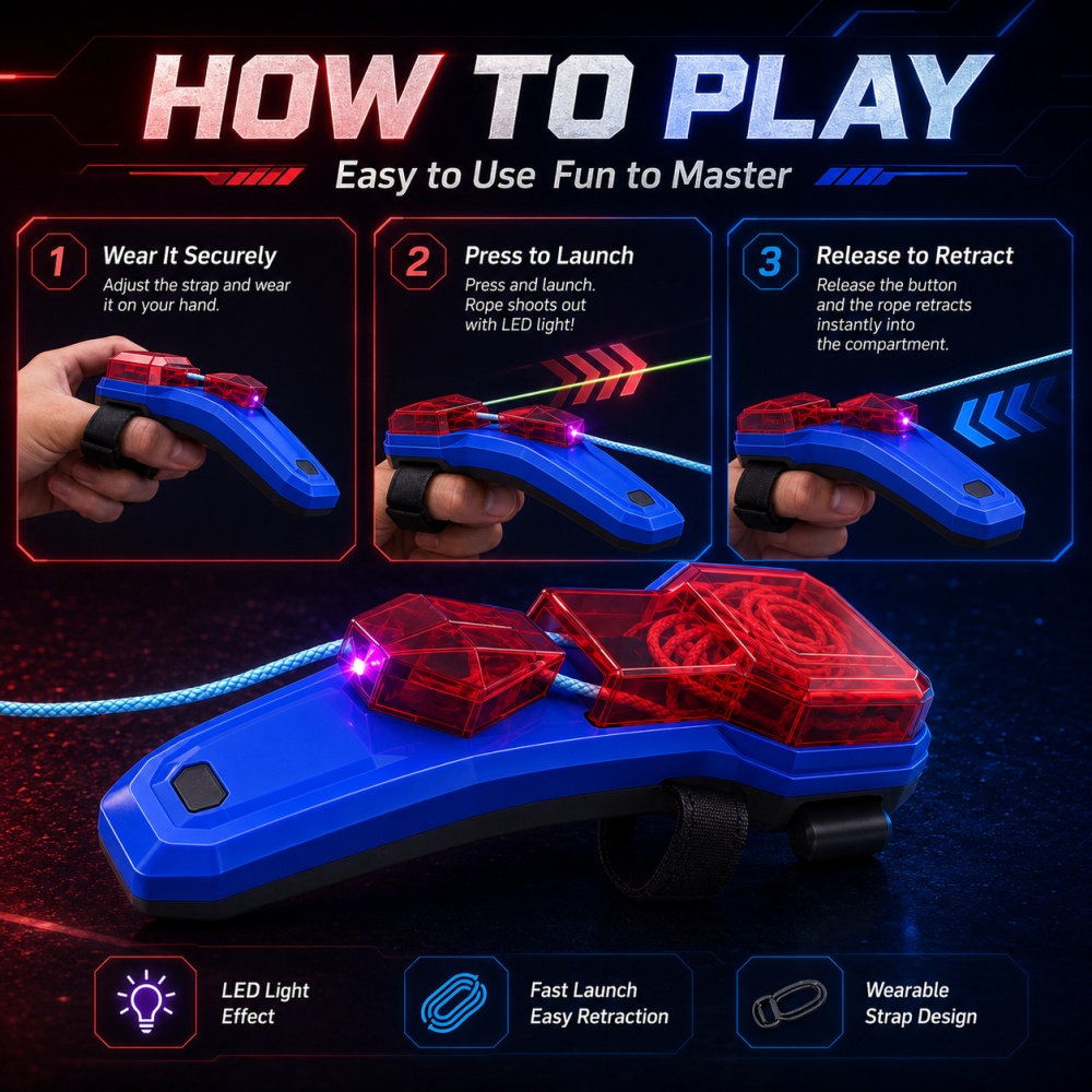 Creative Rope Launcher Spider  - огляд і ціна Kids' Toys