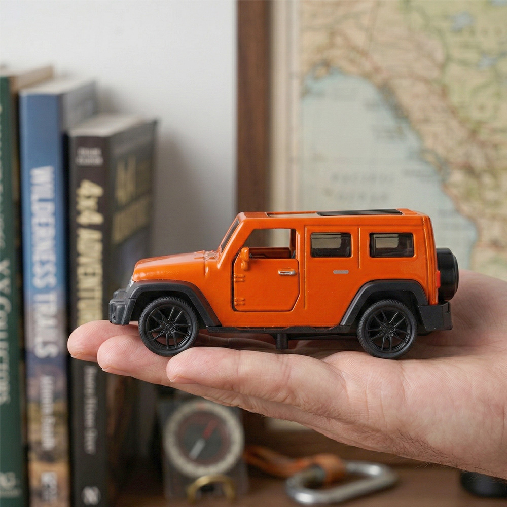 1:43 Orange Jeep Wrangler Die- - огляд і ціна Kids Toys Jeep