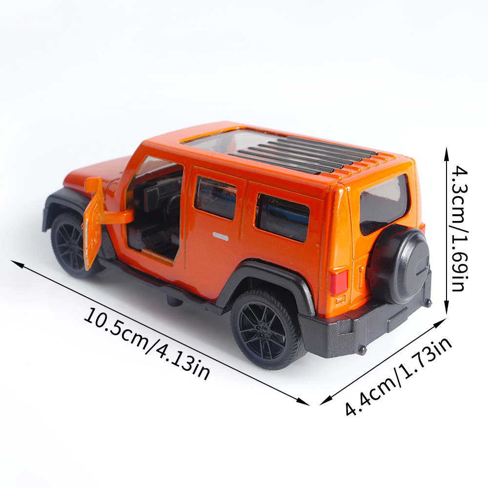 1:43 Orange Jeep Wrangler Die- - огляд і ціна Kids Toys Jeep
