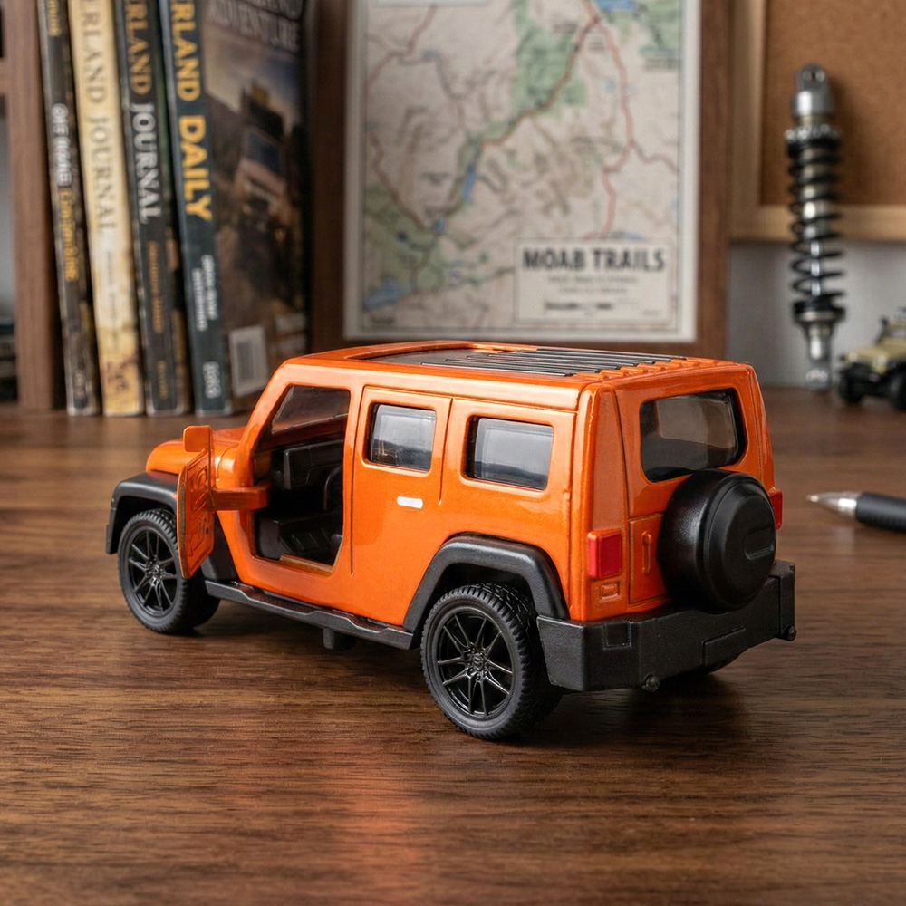 1:43 Orange Jeep Wrangler Die- - огляд і ціна Kids Toys Jeep