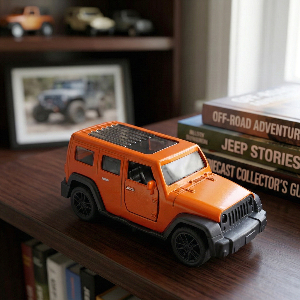 1:43 Orange Jeep Wrangler Die- - огляд і ціна Kids Toys Jeep