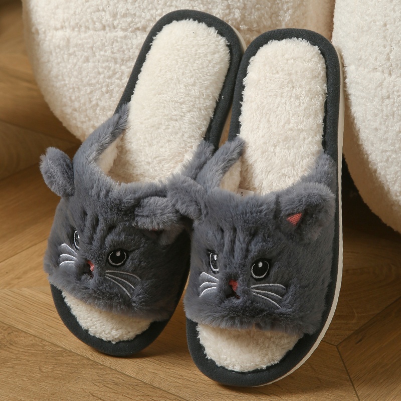 Cute Cat Plush Flip Flops For  - огляд і ціна Soft Plush Doll