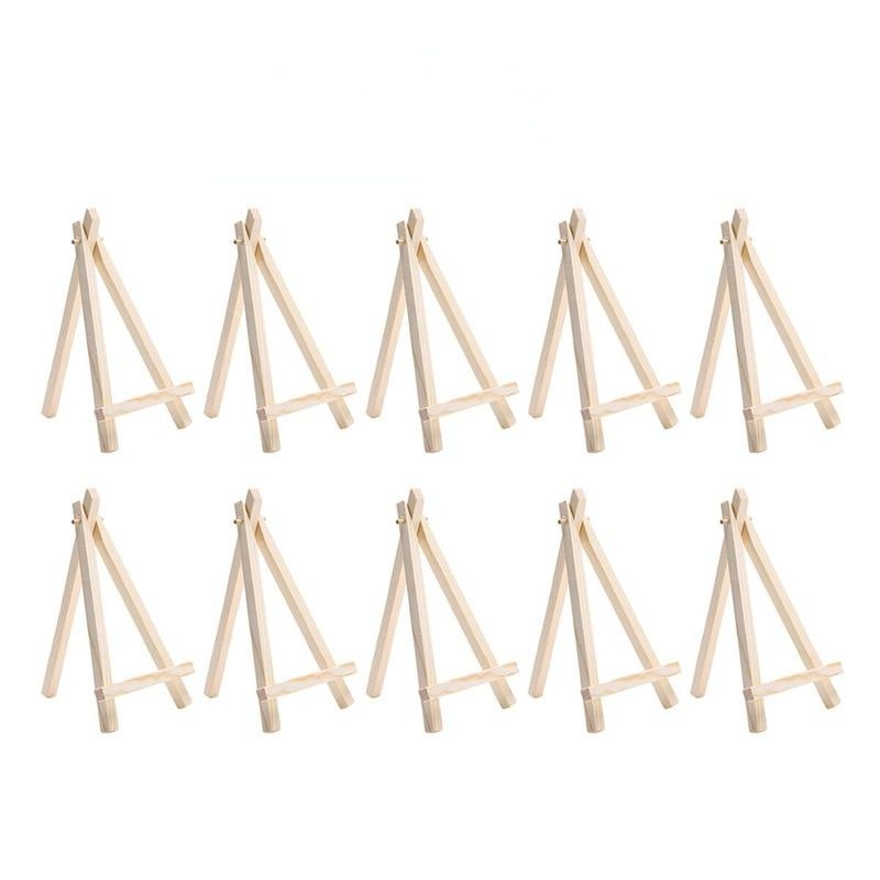 10Pcs Wood Mini Easel Frame Tr - огляд і ціна Kids Art Easel