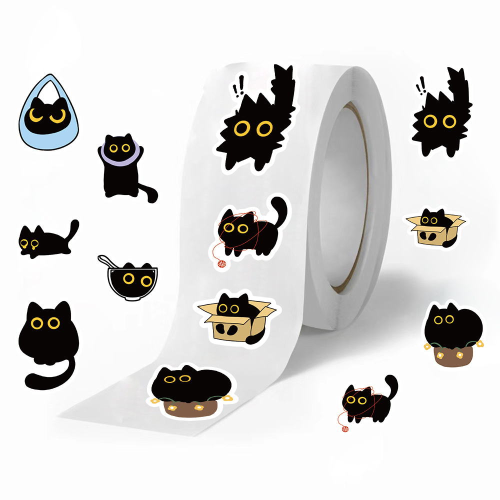 100-500Pcs Cartoon Cat Roll St - огляд і ціна Kids Toys Names