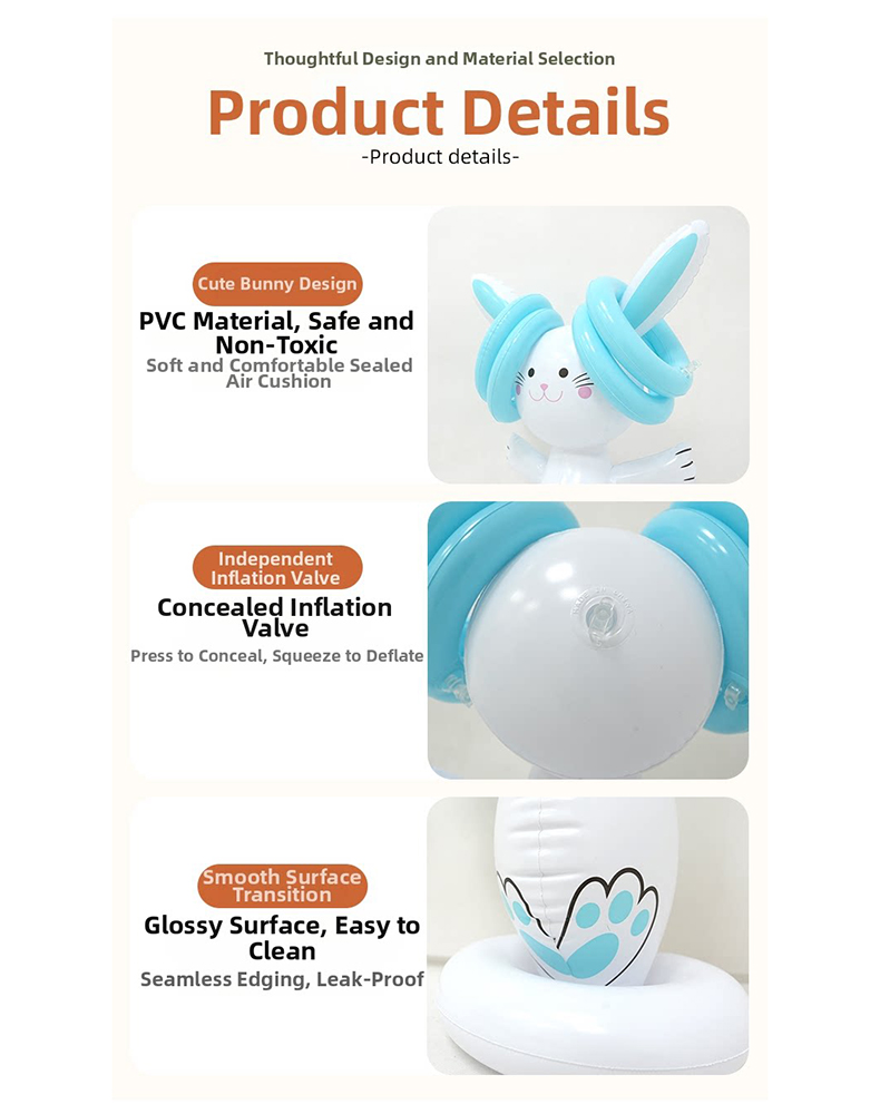 Easter Inflatable Bunny Ring T - огляд і ціна Kids Toys Easter
