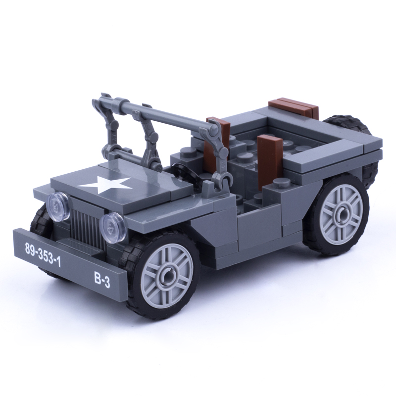 MOC WW2 Military US Figures Wi - огляд і ціна Kids Toys Jeep