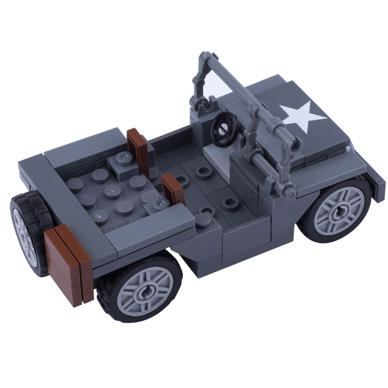 MOC WW2 Military US Figures Wi - огляд і ціна Kids Toys Jeep