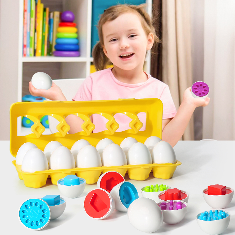 Eggs Screws 3D Puzzle Montesso - огляд і ціна Kids Toys Easter