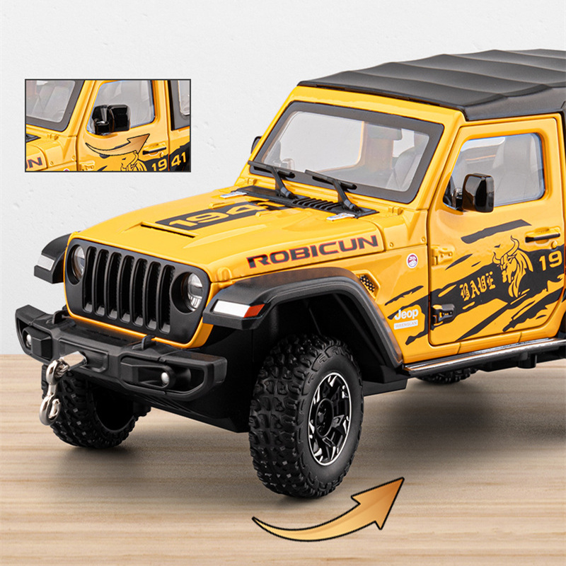 1:24 Jeeps Wrangler Rubicon Al - огляд і ціна Kids Toys Jeep