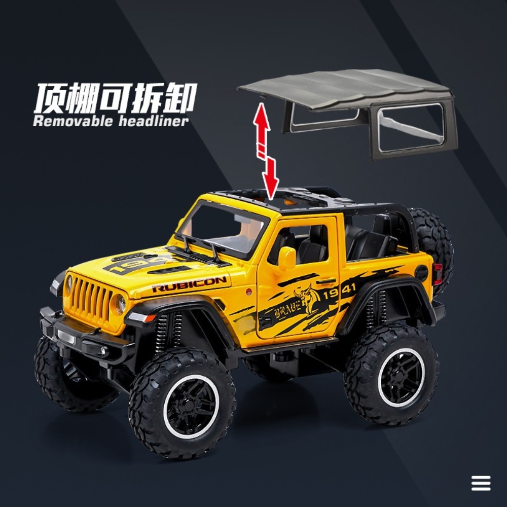 1:24 Jeep Big Wheel Off-road D - огляд і ціна Kids Toys Jeep