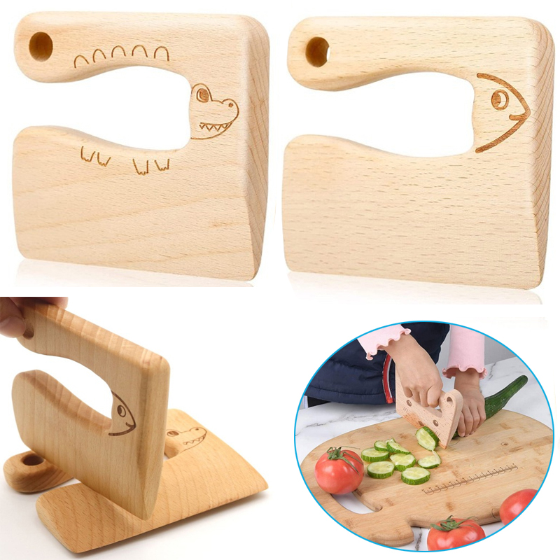 Wooden Kids Knife Cooking Toys - огляд і ціна Kids Toys Kitchen