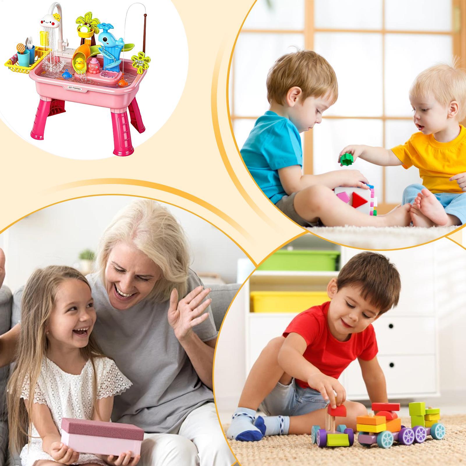 Kids Electric Play Sink with R - огляд і ціна Kids Toys Kitchen