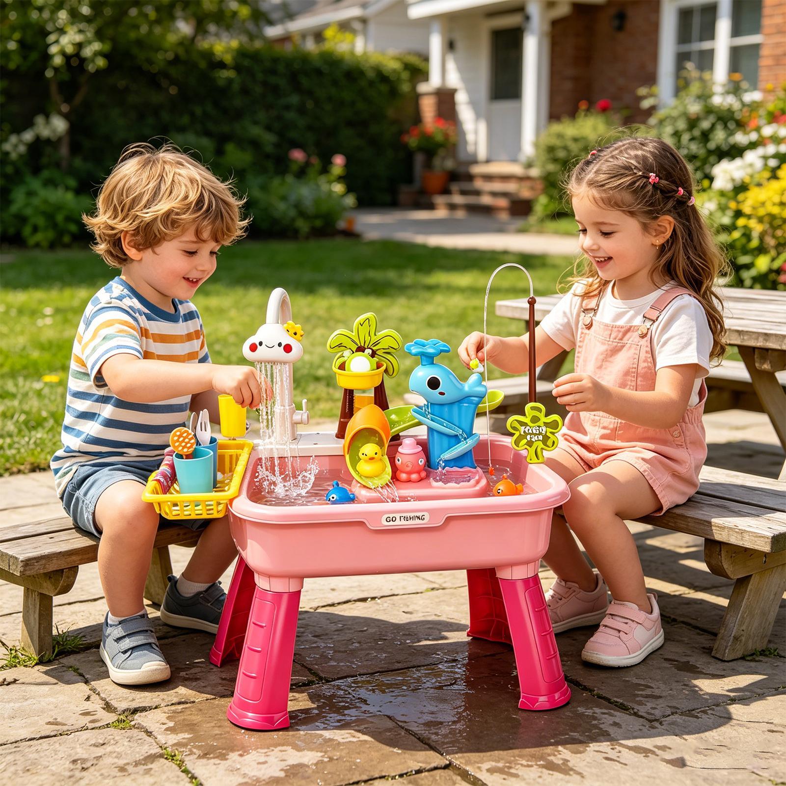 Kids Electric Play Sink with R - огляд і ціна Kids Toys Kitchen