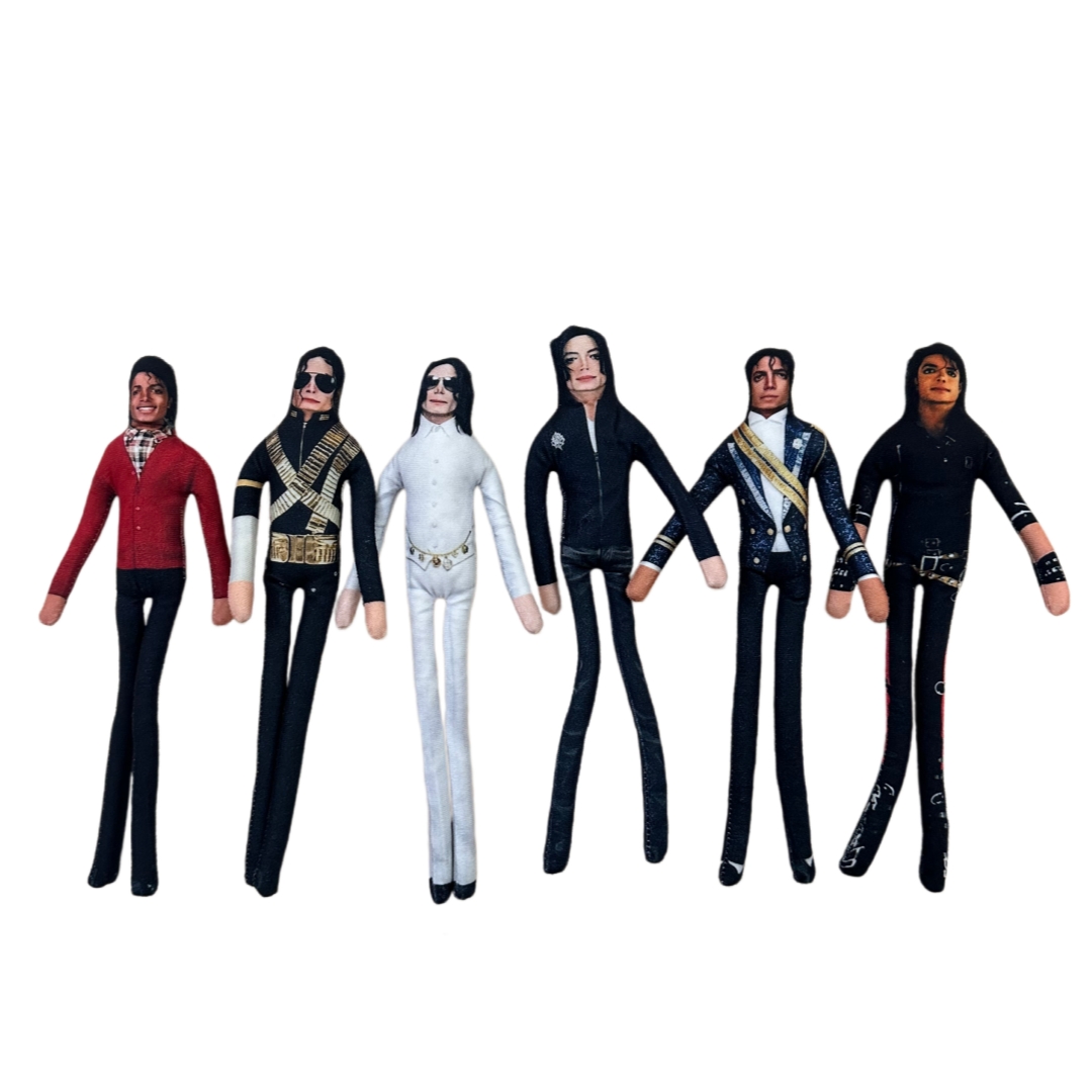 1-6pcs Michael Jackson Cosplay - огляд і ціна Soft Plush Doll