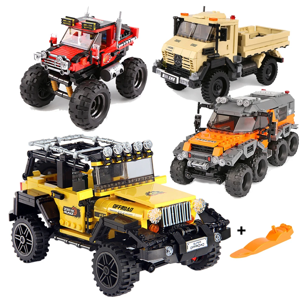 DIY Car Truck Building Block S - огляд і ціна Kids Toys Jeep