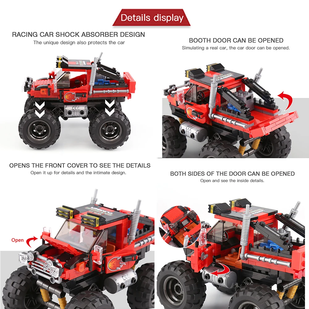 DIY Car Truck Building Block S - огляд і ціна Kids Toys Jeep