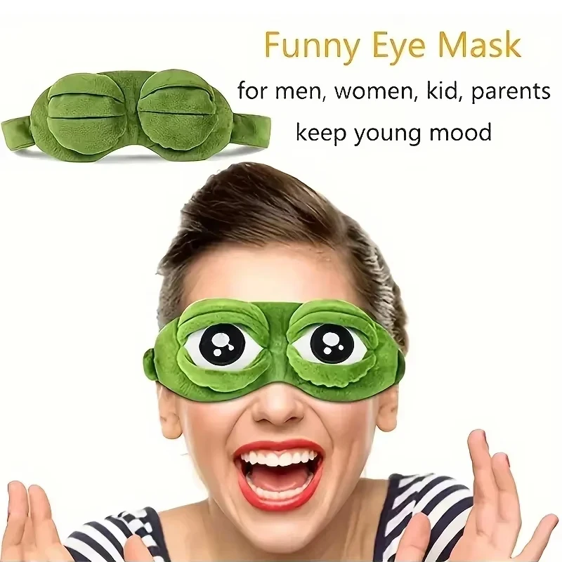 Frog Shaped Eye Mask Party Gam - огляд і ціна Soft Plush Doll